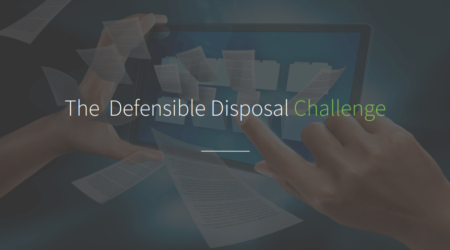 Addressing the Critical Challenge of Defensible Disposal: Operational and Technological Insights
